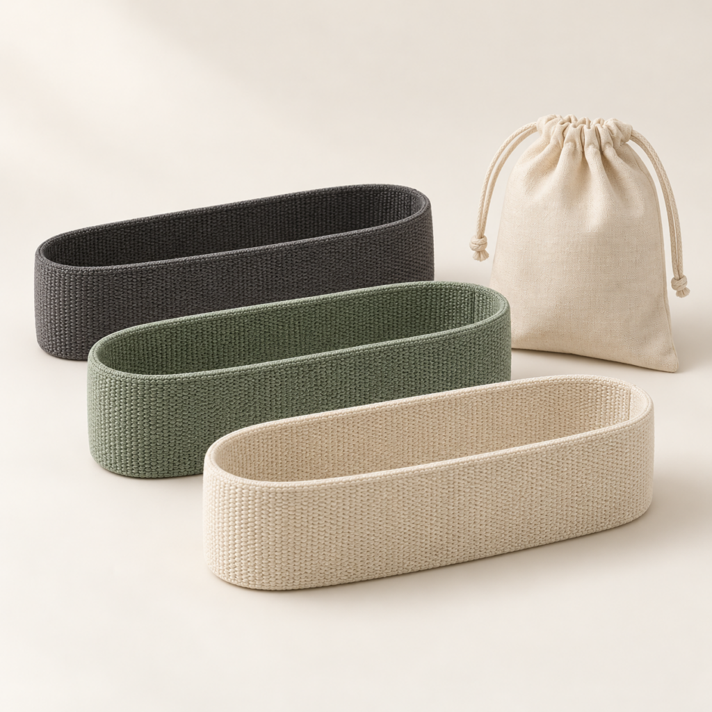 Set di tre fasce elastiche fitness